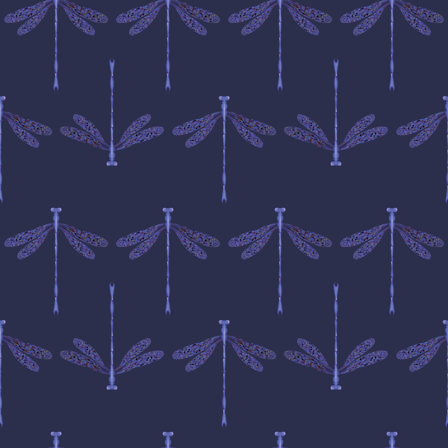 Dragonfly Blue-Purple