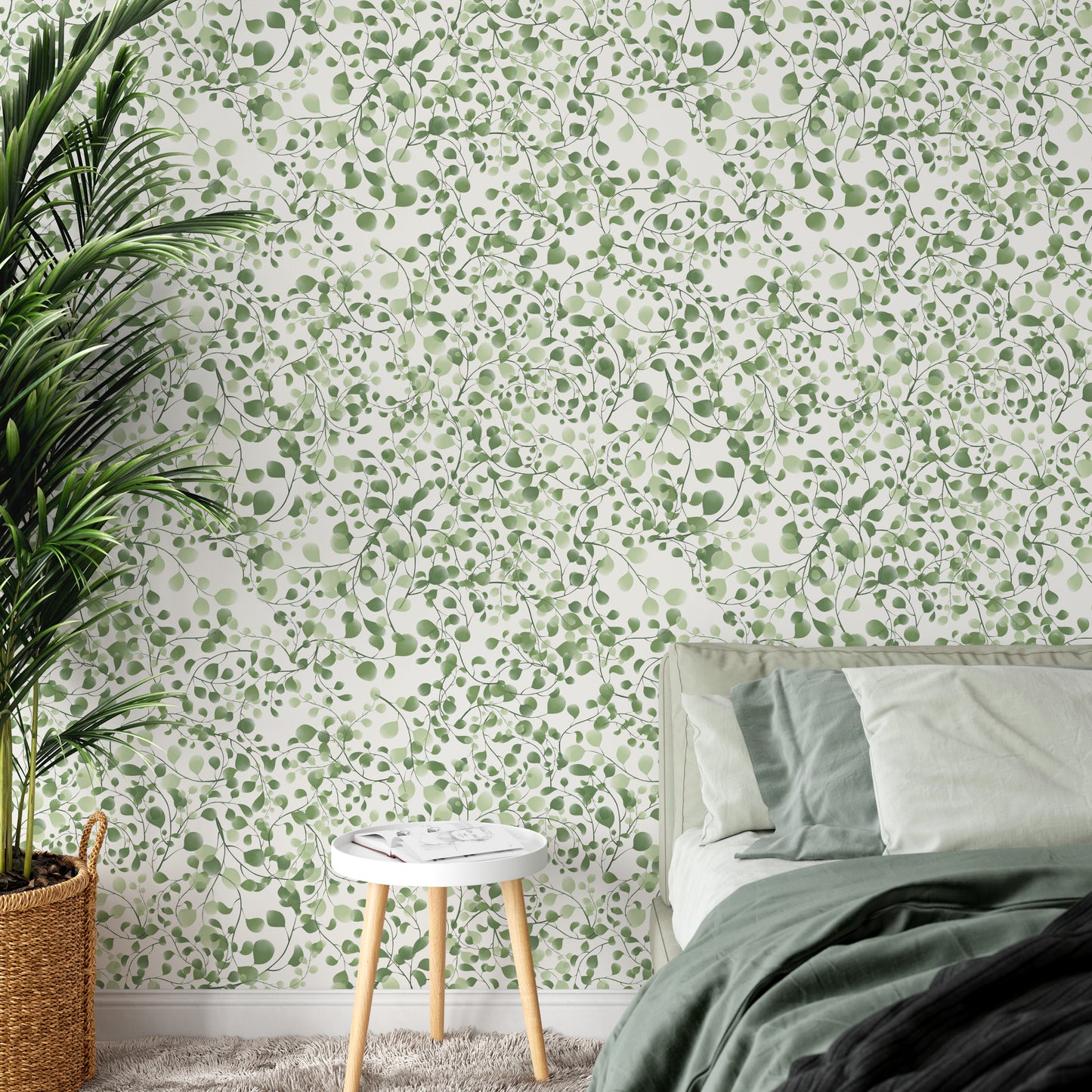 Leaves White Off (Warm Green)