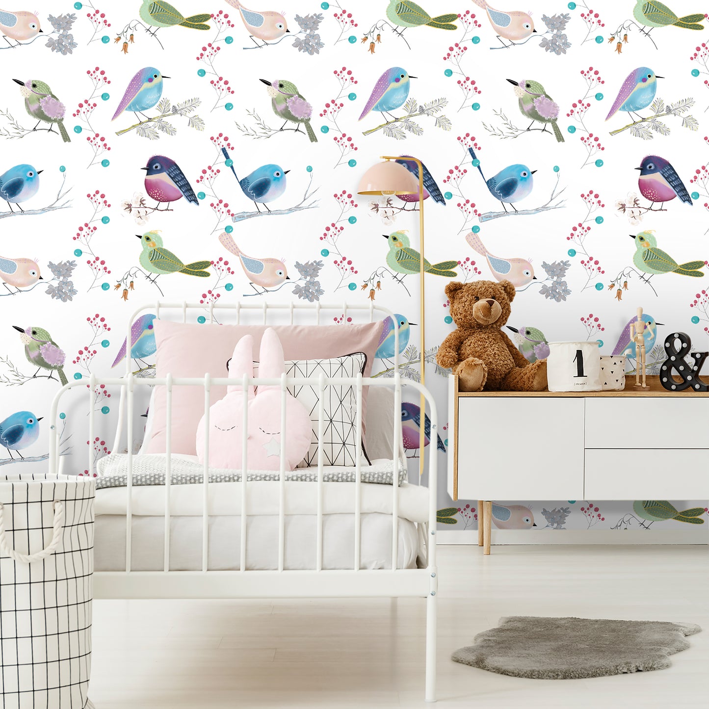 Birds White