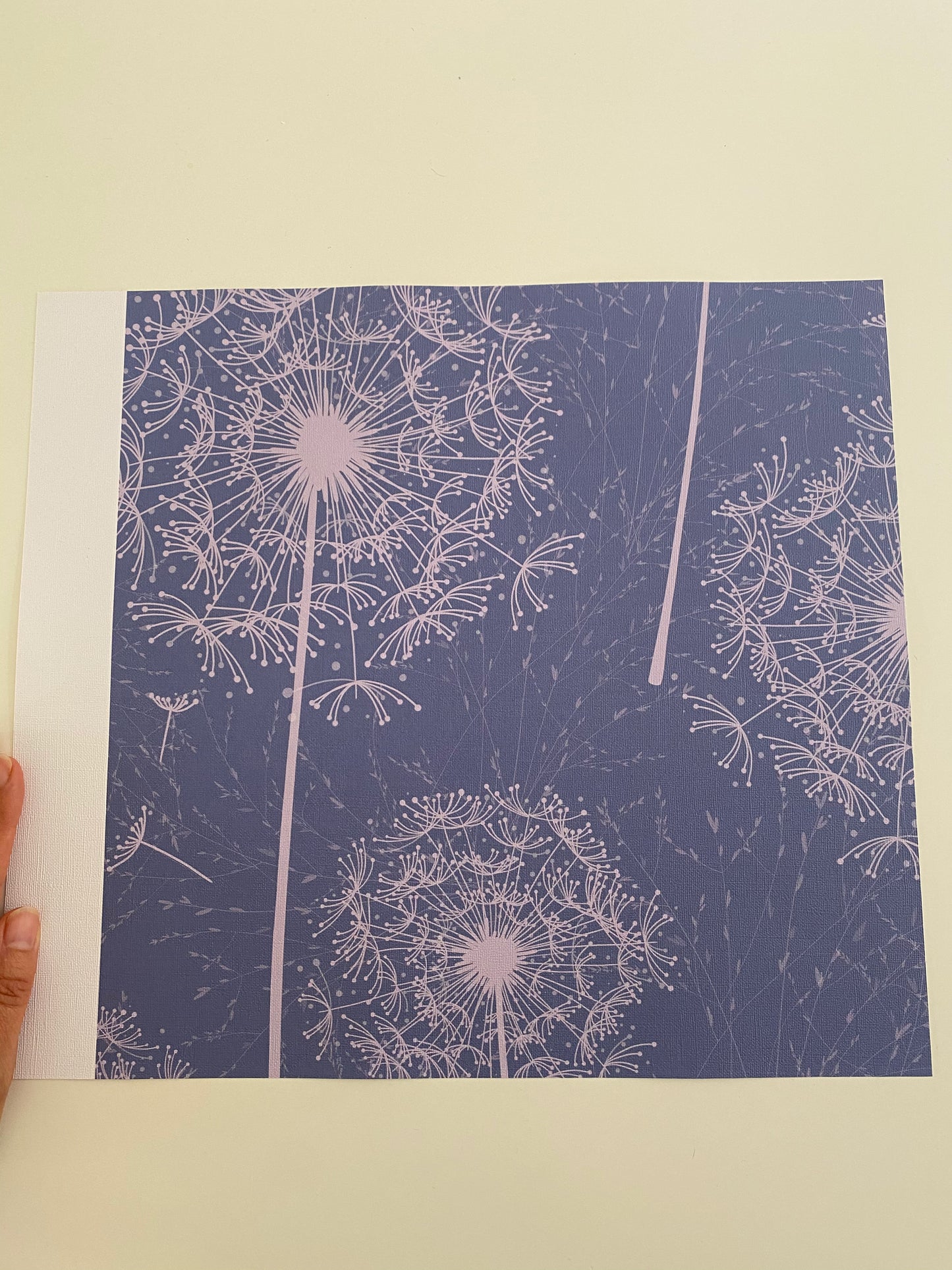 Dandelions Pastel Blue