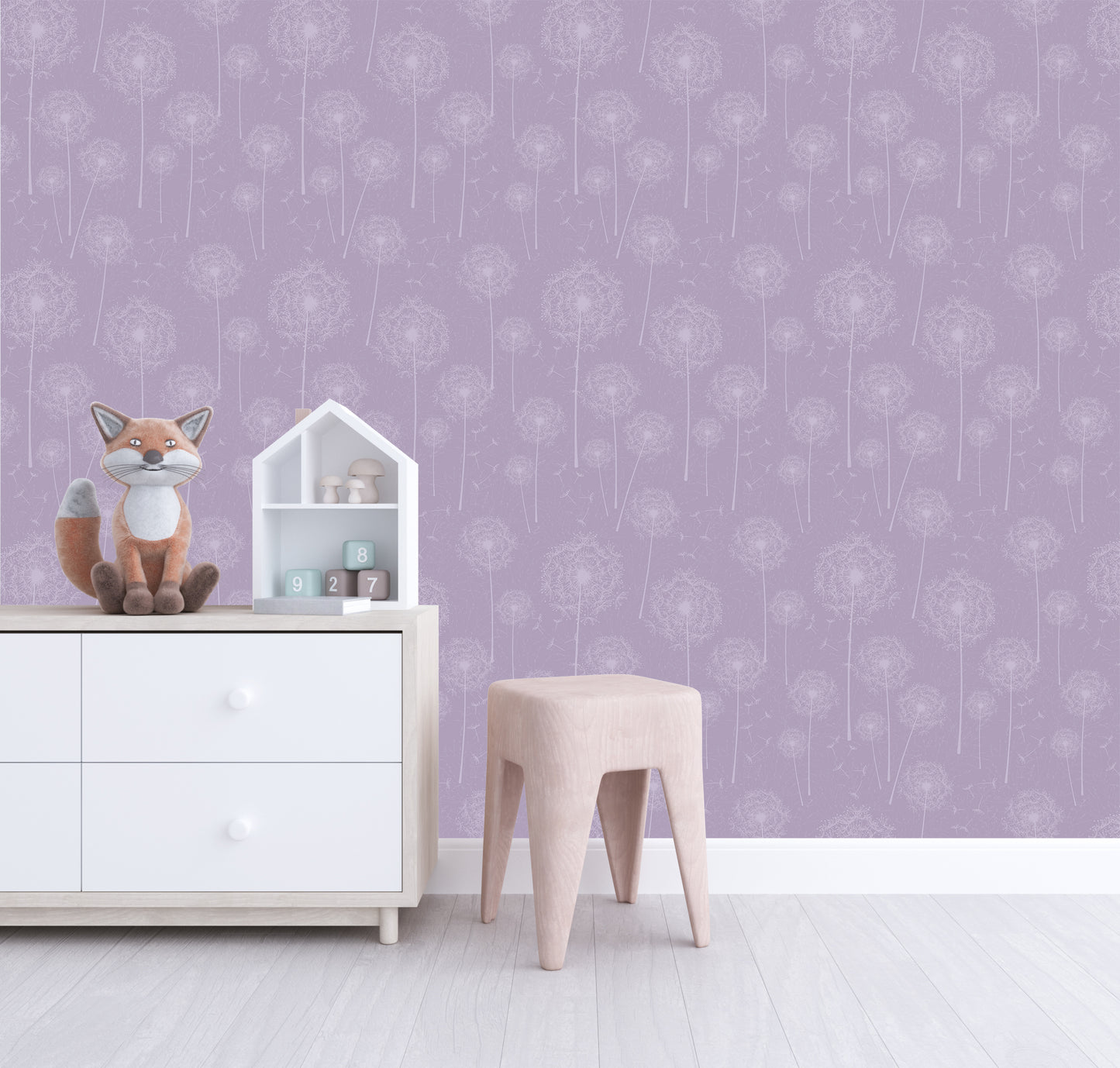 Dandelions Lilac