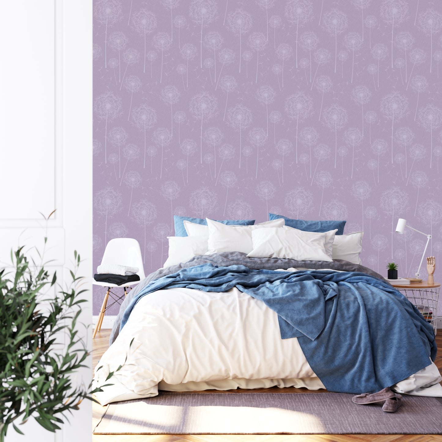 Dandelions Lilac