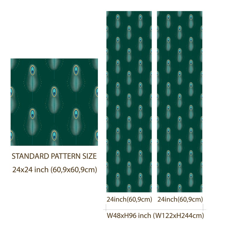 Feathers Emerald Green