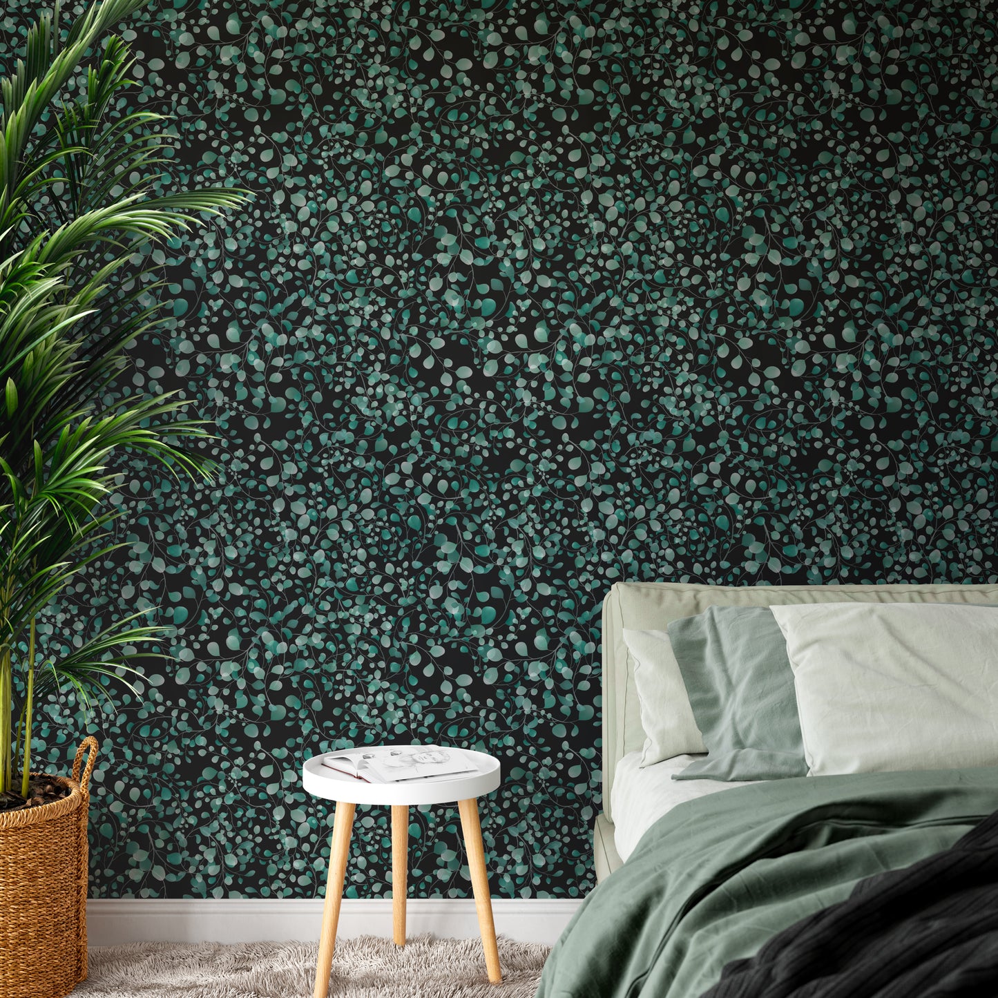 Leaves Black (Cold Green)