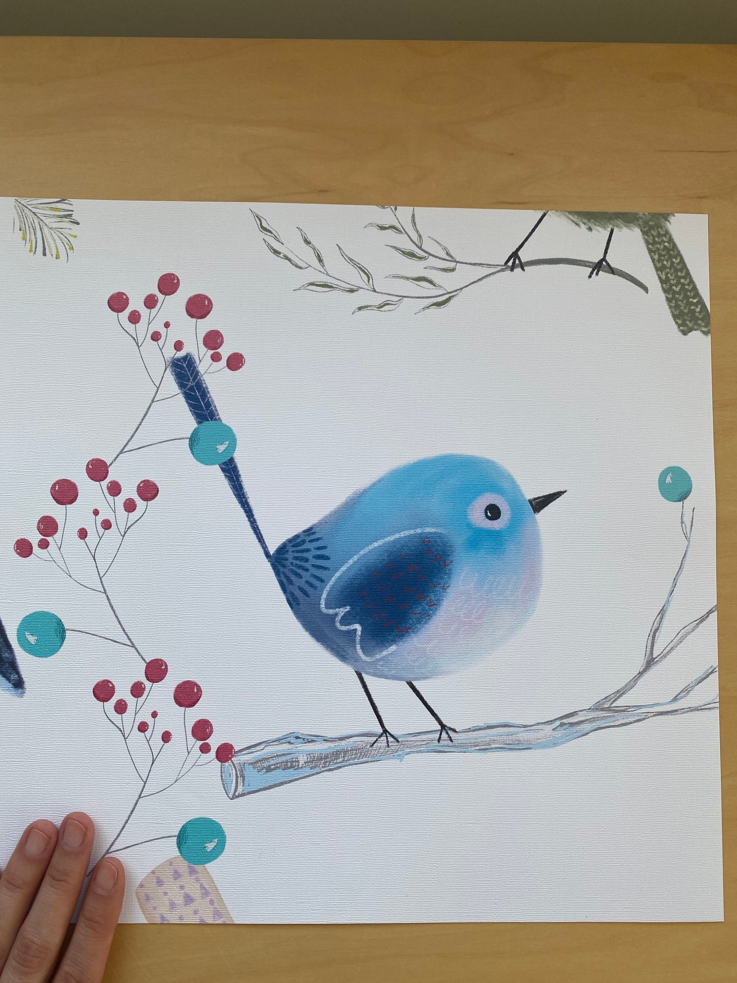 Birds White
